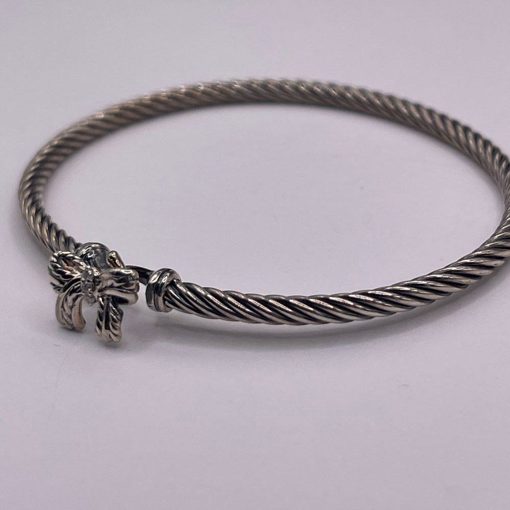David Yurman Chatelaine Bow Bracelet with Sterling Silver - Picture 8 of 8